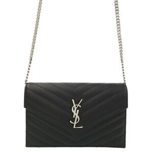 SAINT LAURENT PARIS Cassandra Envelope Chain Wallet